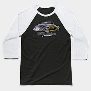 Customized 1937 Ford Deluxe Convertible Baseball T-Shirt